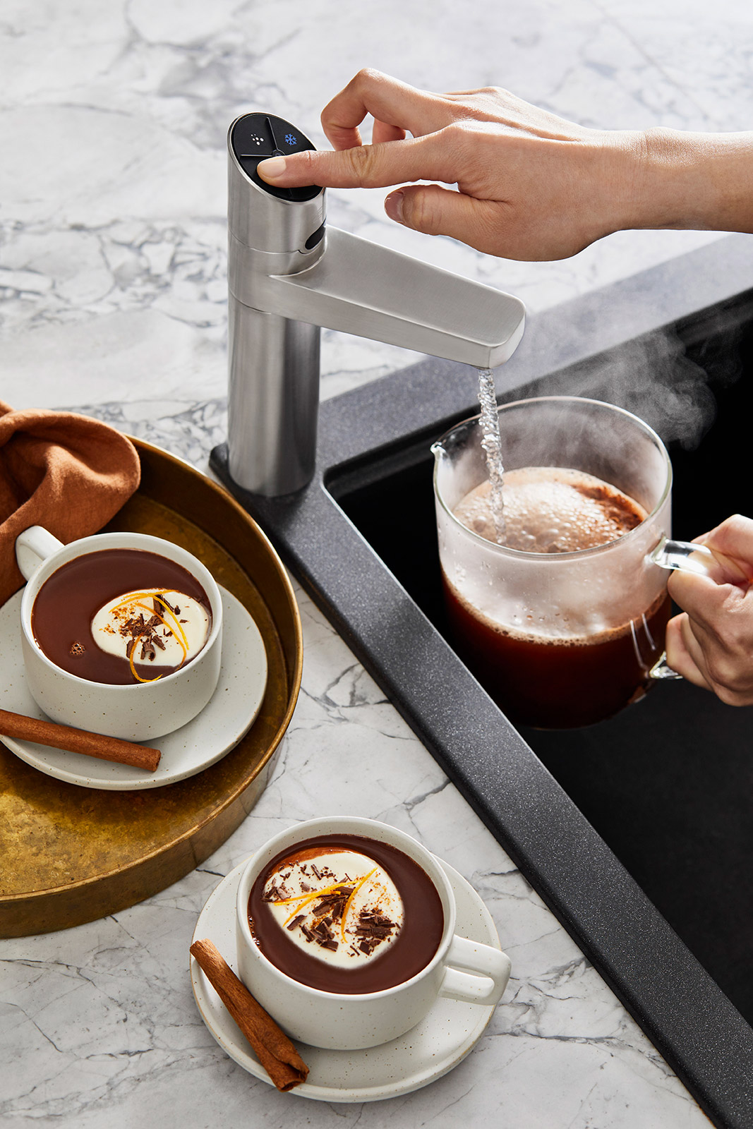 Spiced Cinnamon Hot Chocolate